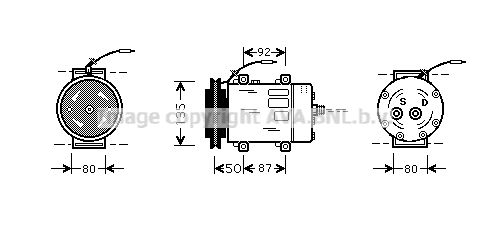 AVA QUALITY COOLING kompresorius, oro kondicionierius UVK148